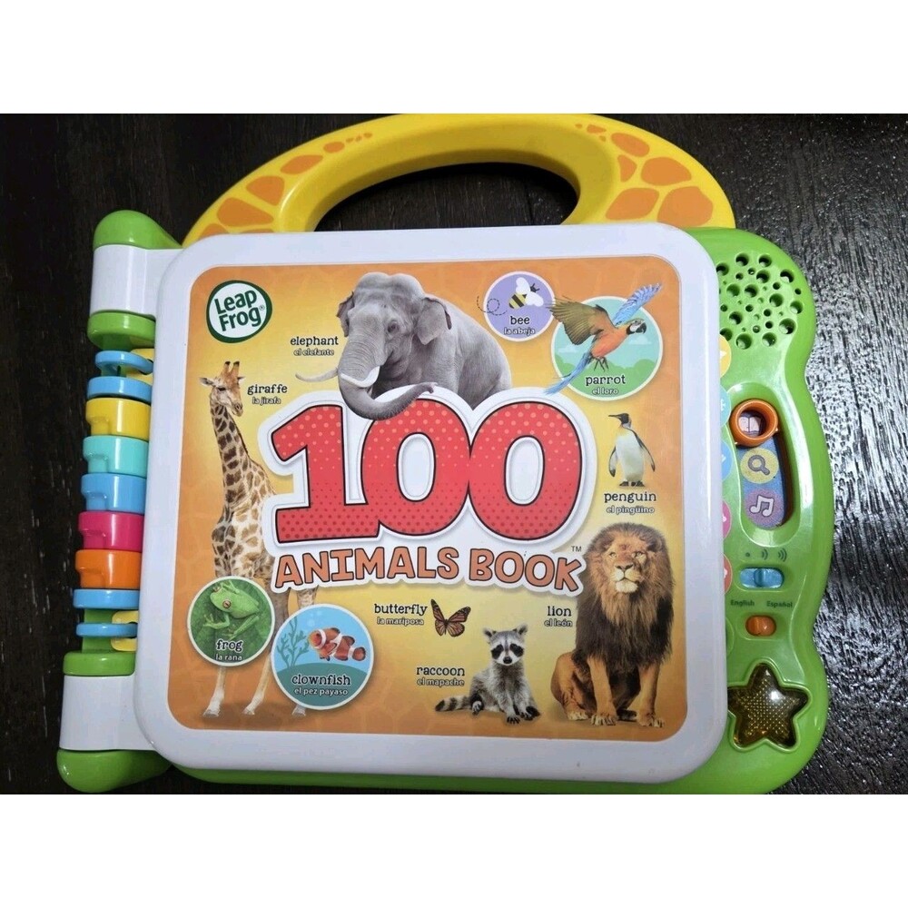 LeapFrog LeapStart 100 Animals Interactive Learning Book English/Spanish